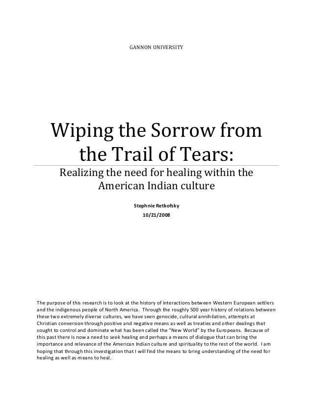 trail of tears conditions trail of tears native american perspective
